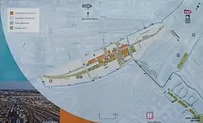 Plan du quartier des Citernes.