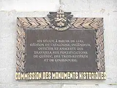 Plaque, rue Saint-Vincent