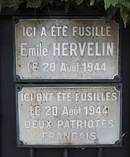 Plaques au no&nbsp;31.