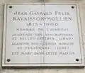 No 11 : plaque commémorative pour Félix Ravaisson.