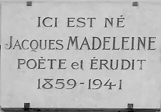 Plaque au no&nbsp;23.