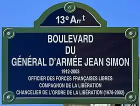 Voir la plaque.