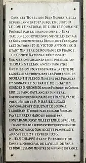 Plaque au no&nbsp;22.