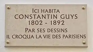 Plaque au no&nbsp;80.