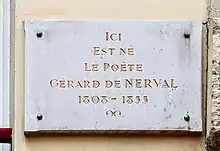Plaque au no&nbsp;168.