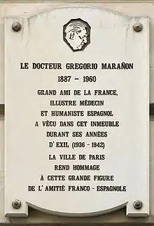 Plaque au no&nbsp;7.