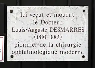 Plaque au no&nbsp;57.