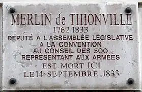 Plaque au no&nbsp;58.