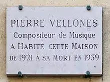 Plaque au no&nbsp;10.