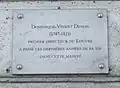 No 7 : plaque commémorative pour Dominique Vivant Denon.