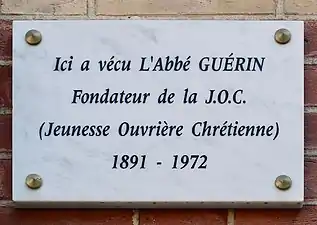 Plaque au no&nbsp;23.