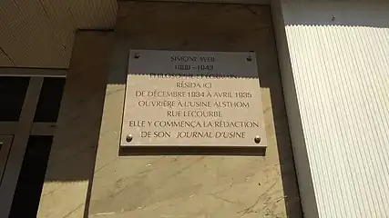 Plaque au no&nbsp;228.