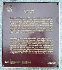 Plaque à l'ancien emplacement, rue Le Royer