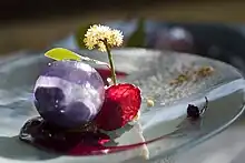  Betterave soufflée en sucre, un des mets emblématique d'Édouard Loubet