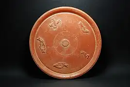 Plat en sigillée,production d'Afrique du Nord, IIIe&nbsp;siècle