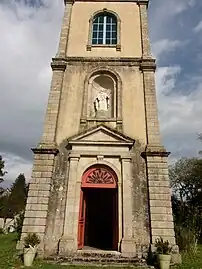 Chapelle Notre-Dame de Crénénan : le clocher-porche.
