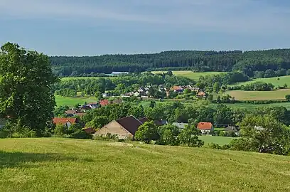 Vue générale de Jesenec.