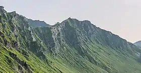 Vue depuis le col de Cou, au sud.