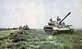 Colonne de T-54A de l’armée populaire polonaise, la deuxième plus puissante du pacte de Varsovie.