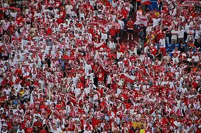 Supporters polonais