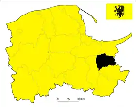 Localisation de Powiat de Malbork