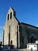 Façade de l'église Saint-Martin-de-Monphélix (juin&nbsp;2009)
