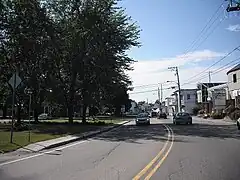 La rue Dupont à Pont-Rouge.