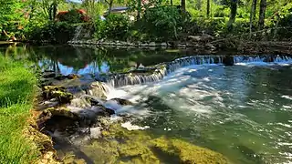 Nassi sur le Cusancin à l'entrée dans le village.