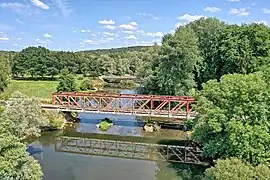 Le pont métallique.