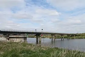 Pont de Cran vu de la rive gauche.
