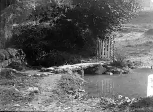 Un petit pont au Château de Montal, octobre 1898.
