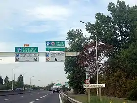 Arrivée sur le pont de Croix-Luizet.