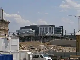 Pont de la Palombe vu depuis la rue Amédée Saint-Germain