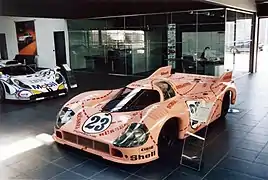 Version 917/20 Le Mans 1971 « cochon rose » (Pink Pig)(musée Porsche).