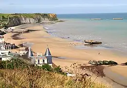 Arromanches et les plages du débarquement.