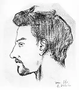 Maurice Utrillo par Suzanne Valadon. Les deux artistes sont des fidèles du lieu.