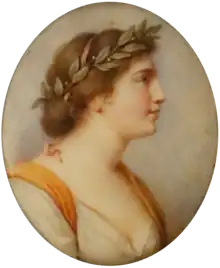 Portrait de l'héroïne Corinne de Germaine de Staël (Venise, musée Correr)