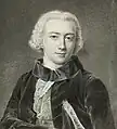 Portrait de Charles de Beaumont par Augustin de Saint-Aubin.