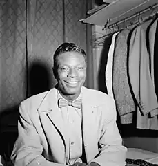 Nat King Cole au Paramount Theater, photographié en novembre 1946 par William P. Gottlieb.