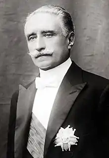 Le président de la République Paul Deschanel