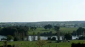 Photographie représentant le paysage aux alentours de Pouancé.