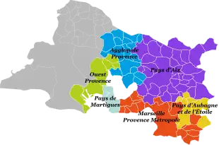 Carte des anciens EPCI