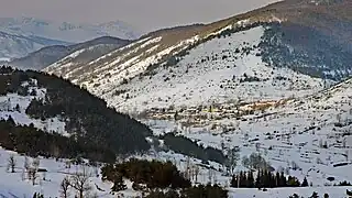 Prades en hiver.