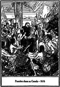 Première classe au Canada, 1616.
