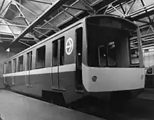 Voiture du métro de Montreal en 1967