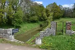 Signalisation du canal du Nivernais.