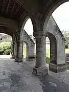 Porche vue de l'intérieur;