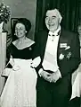 Le prince Bertil avec Lilian en 1965.