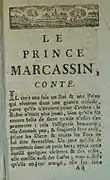 Le Prince Marcassin,