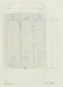 Projet (ultérieur ?) de décor pour l'alcôve (non Versailles), BNF.